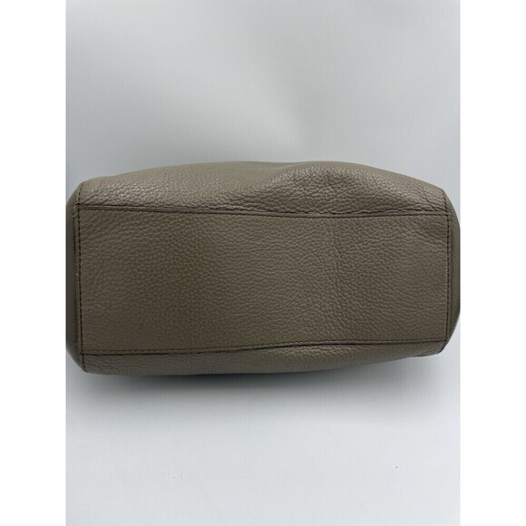 Fossil Women's TAUPE Leather Tote Mimi Handbag Chain Leather Handle Shoulder Bag - Picture 9 of 16